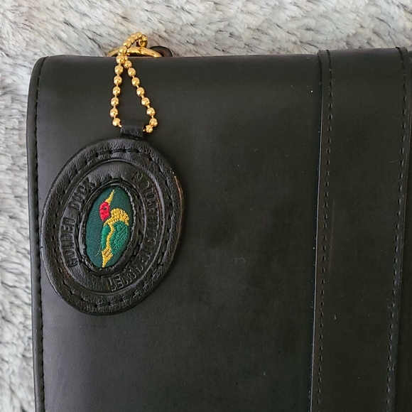 Leather Golden Duck Messenger Bag - Picture 3 of 7